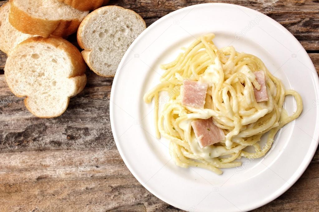 Pasta francesa a la carbonara - recetas